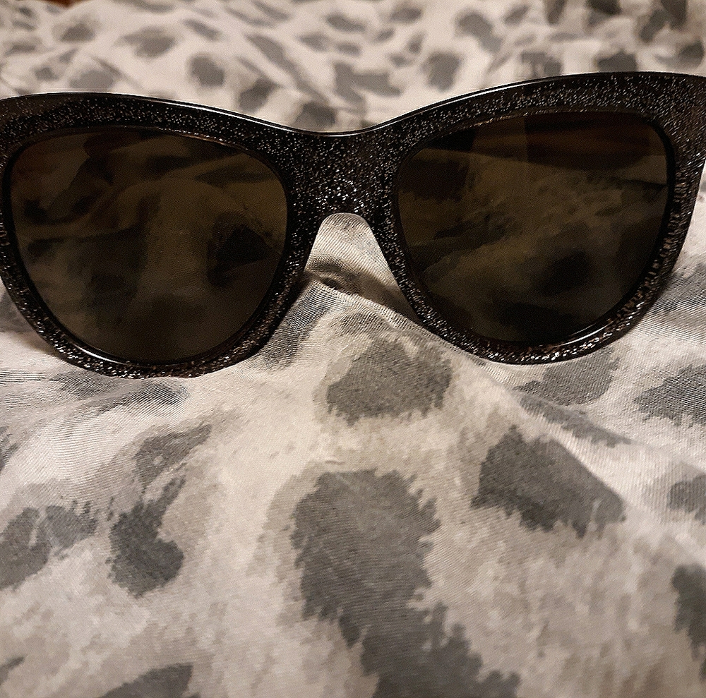 Gucci glitter cat eye sunglasses